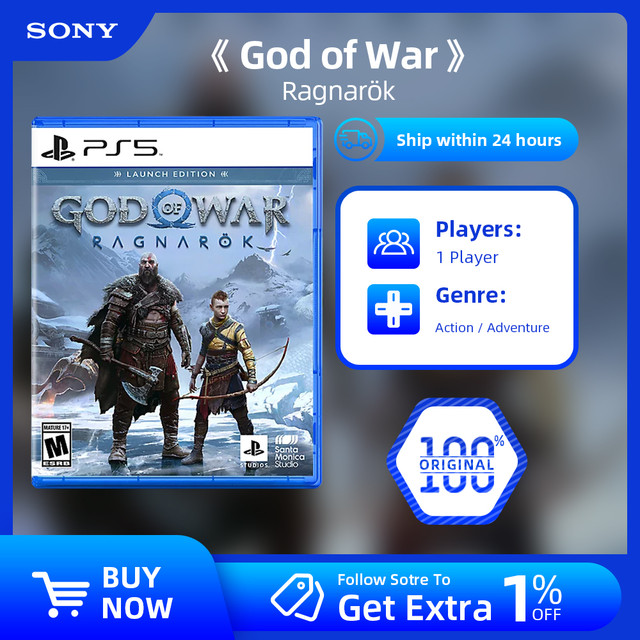 Sony PlayStation 5 PS5 5 - God of War Ragnarok - Game Deals